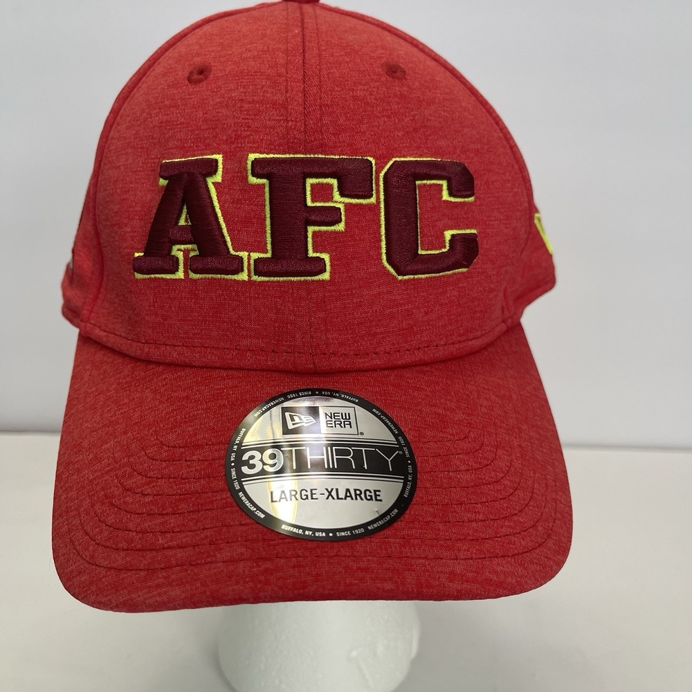 NFL AFC‎ New Era Red Yellow 2017 Pro Bowl 39Thirty L/XL Mens Hat Cap KC Chiefs